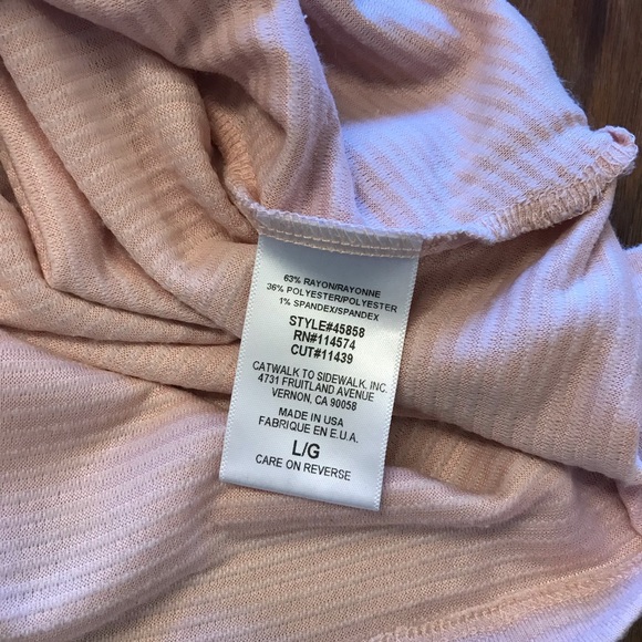 HP | Pleione | Blush fashion top | Size L - Picture 8 of 8